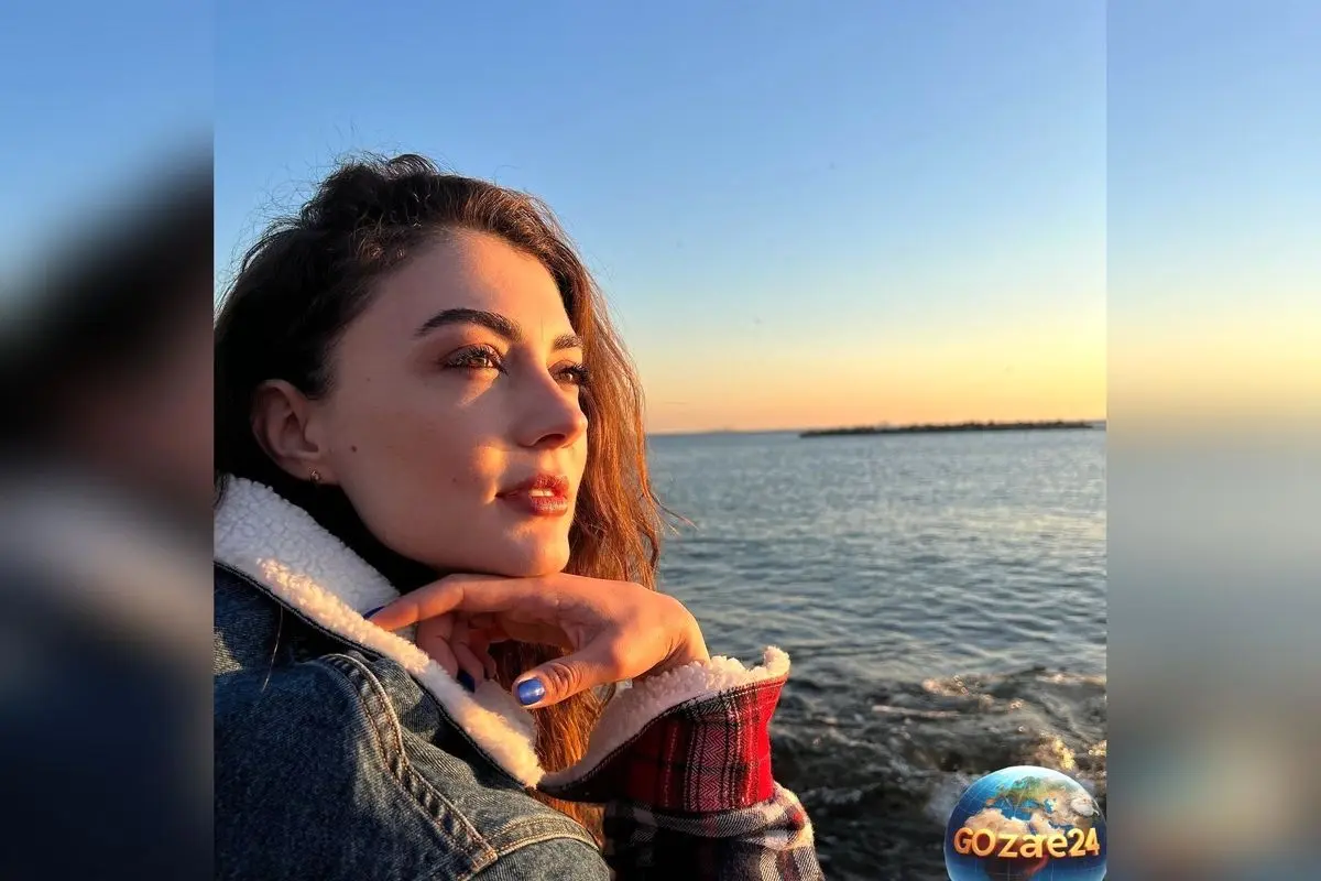 ژست دلبرانه و استایل وینتیج بورجو اوزبرک کنار خودرو لوکس در جدیدترین عکس اینستاگرامی