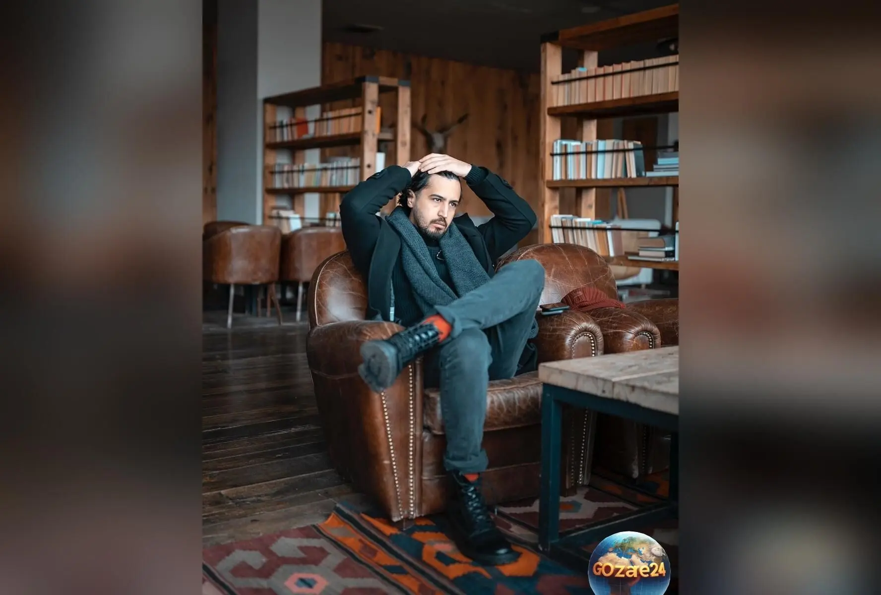 تصاویر لوکس و مدرن از خانه اجاره‌ای استخردار و شاهانه مهرداد صدیقیان با طراحی دلنشین و کتابخانه پر از کتاب