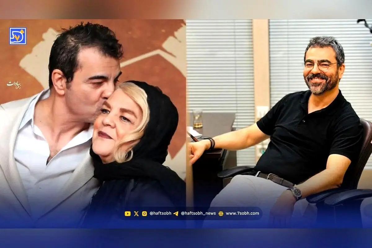 بهزاد خلج بازیگر برتر سینما و تلویزیون ایران با خانواده‌اش در اکران و دریافت سیمرغ بلورین جشنواره فجر