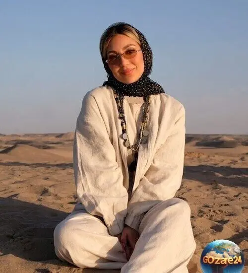 دسته‌گل باکلاس مینا مختاری در حیاط قدیمی، عشق آقای بازیگر به خانم خانوما را نشان می‌دهد