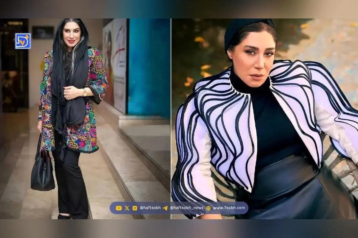 نسیم ادبی با استایلی رنگارنگ و چهره طبیعی در کانون توجه قرار گرفت + تصاویر جدید