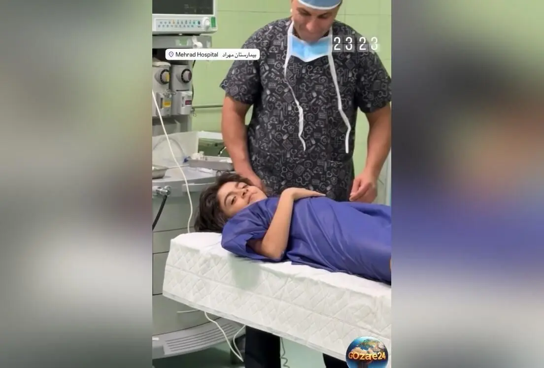 رایان سرلک، نماد پسر قوی و ادب‌دوست ایرانی در لحظه ورود به اتاق عمل + فیلم برگزیده