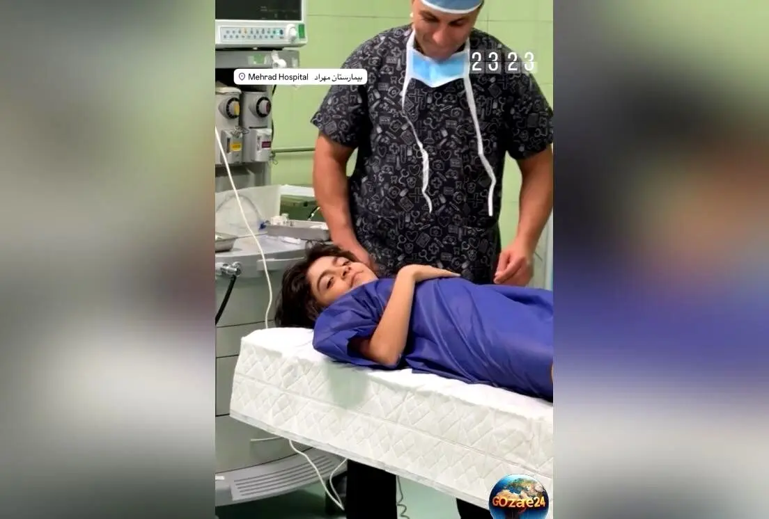 رایان سرلک، نماد پسر قوی و ادب‌دوست ایرانی در لحظه ورود به اتاق عمل + فیلم برگزیده