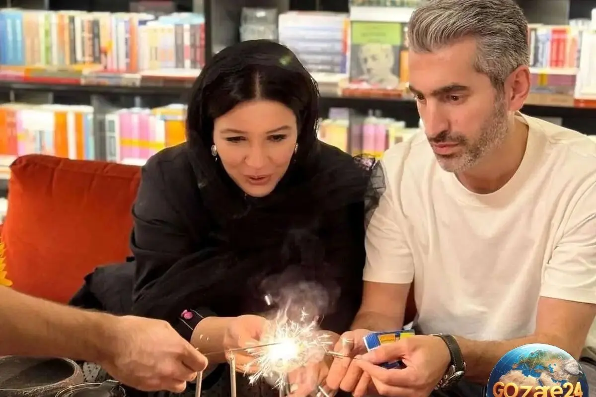 عکسهای ویژه از سالگرد ازدواج مجتبی جباری در کتابفروشی دنج و عاشقانه؛ جشن ساده و دلنشین در کنار همسرش
