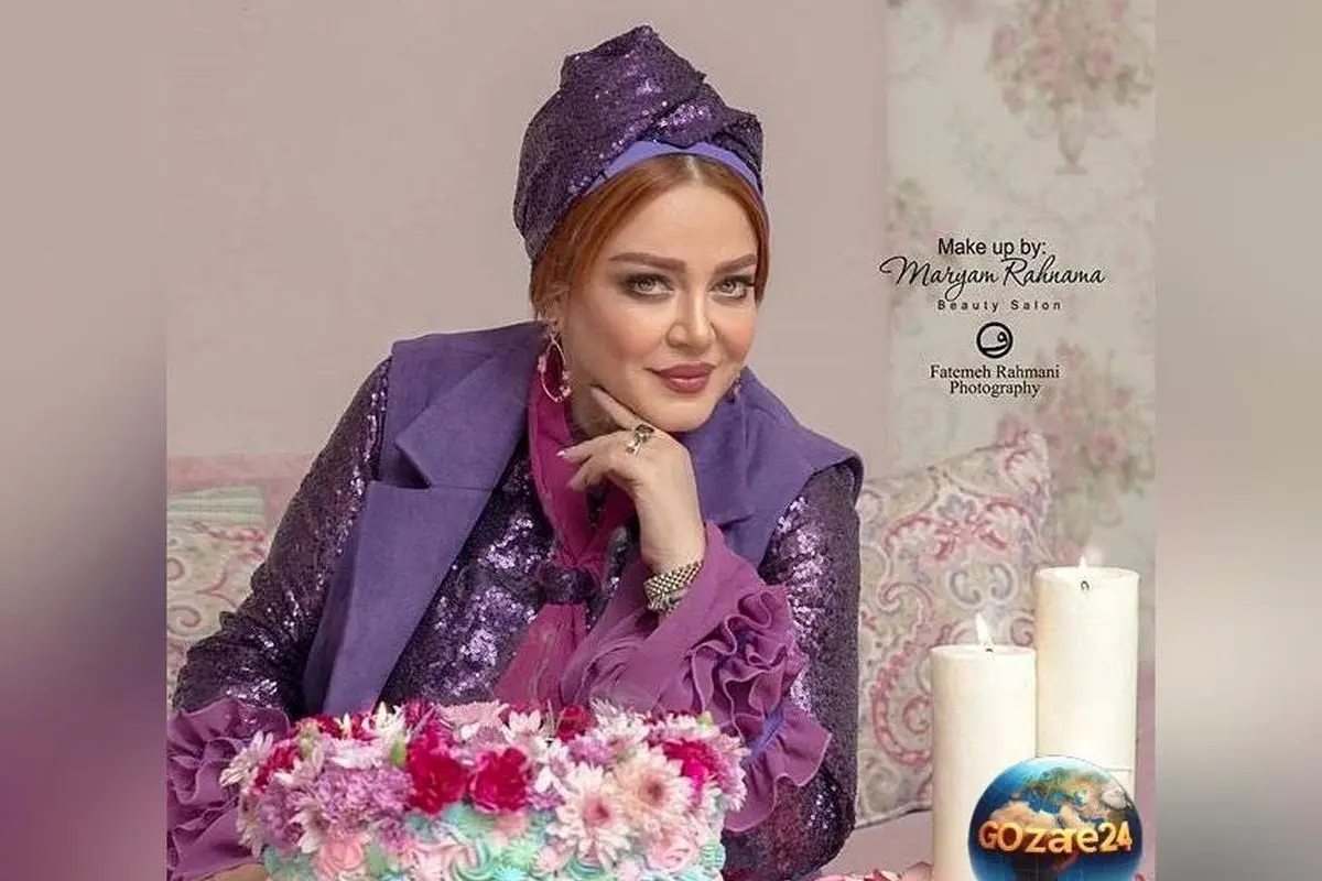 جزئیات جشن تولد بهاره رهنما با کیک 3 بعدی قو و میز فینگر فود رنگارنگ در کنار دختر بلژیکی‌اش