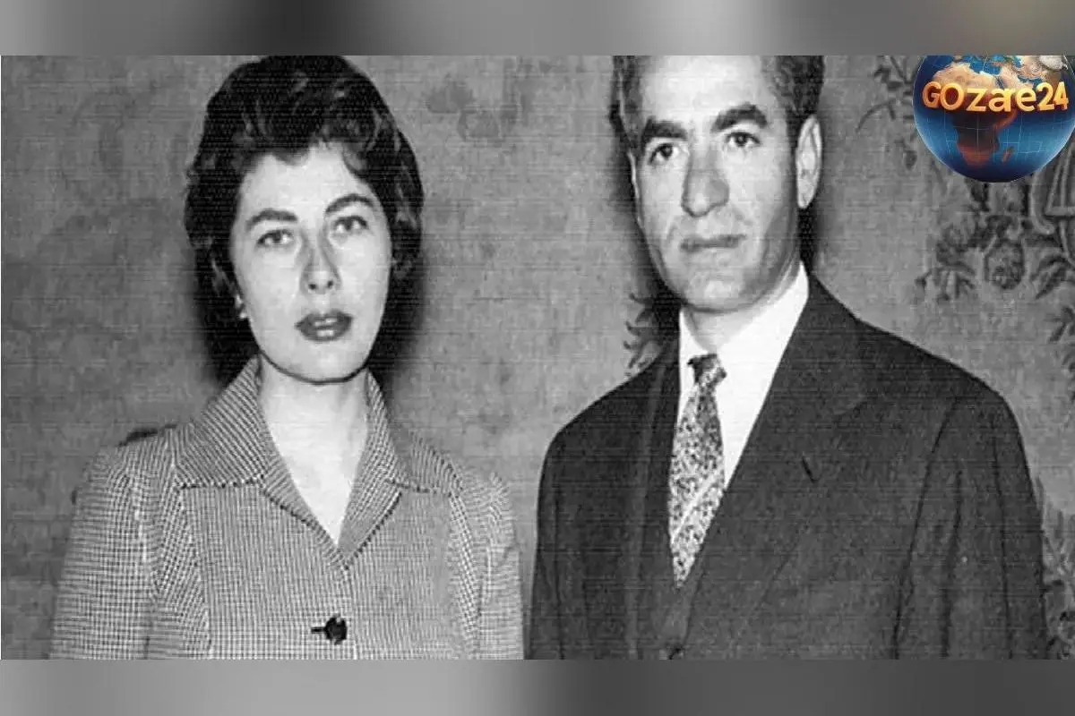 عکس نادر از سفر قدیمی شاه و همسرش ثریا اسفندیاری در تفرجگاه خانوادگی سال ۱۳۳۱ با سگ‌هایشان