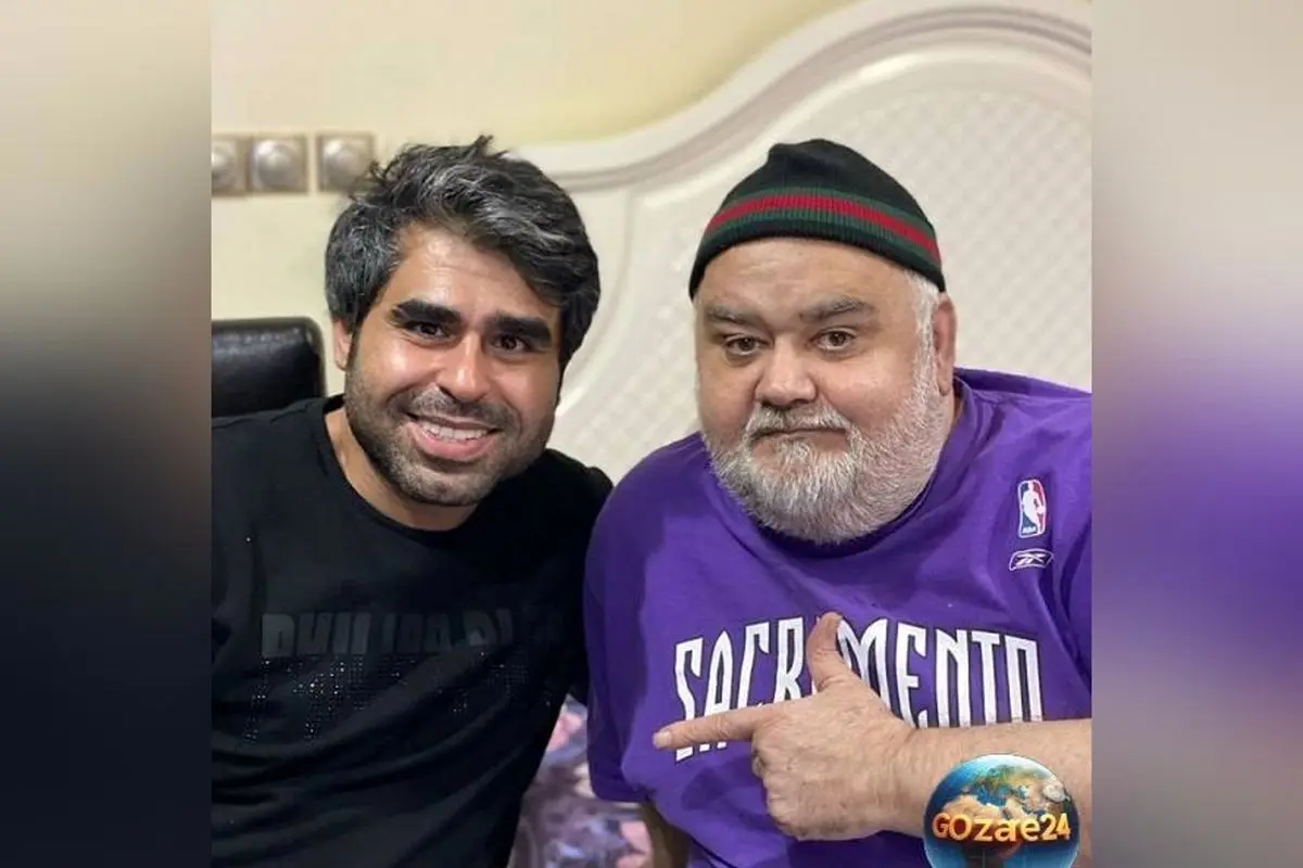 عکس جدید امیر نوری در کنار اکبر عبدی با تی‌شرت عجیب و تغییر ظاهر؛ چاقی دوباره یا استایل خاص؟