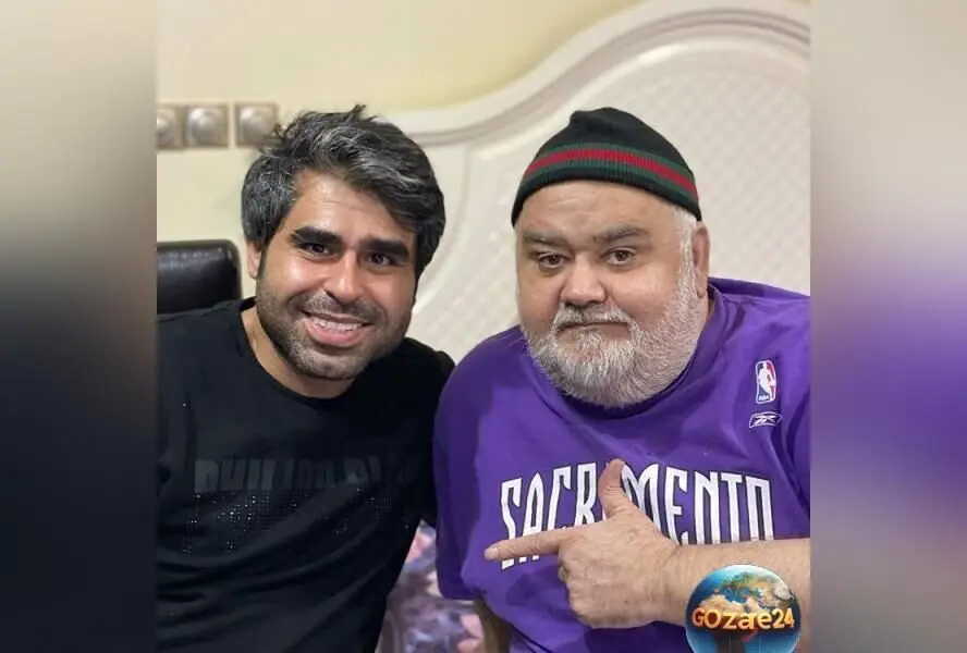 عکس جدید امیر نوری در کنار اکبر عبدی با تی‌شرت عجیب و تغییر ظاهر؛ چاقی دوباره یا استایل خاص؟