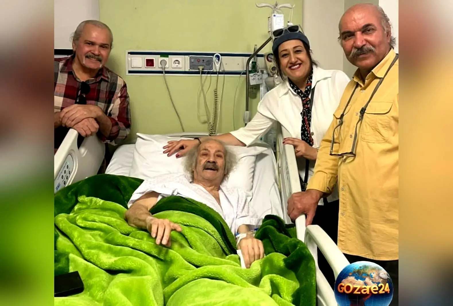 تصاویر دیدنی از هنرمندان پیشکسوت و بازیگران معروف که قبل از درگذشت سعید پیردوست او را عیادت کردند