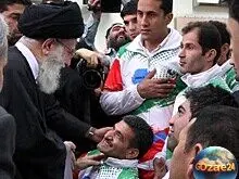 استایل ورزشکاران ایرانی در دیدار با رهبر انقلاب | ناهید کیانی، علیرضا دبیر و شهربانو منصوریان + تصاویر