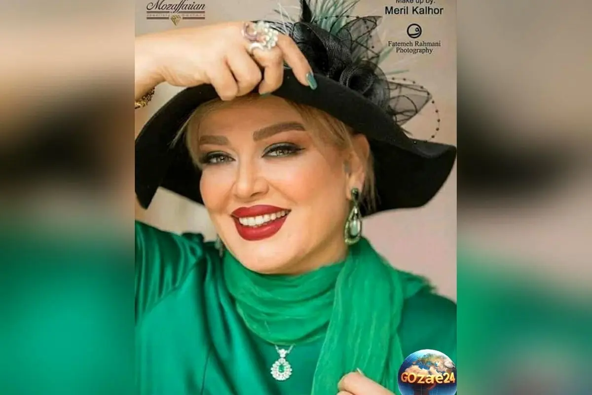 عکس بهاره رهنما در حیاط شیک با استایل سنتی ایرانی و پیام الهام‌بخش درباره خودشناسی و آرامش روانی