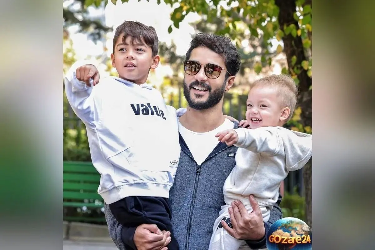 تصاویر و ویدیوهای جذاب از پسر بانمک ساعد سهیلی و گلوریا هاردی؛ ژن جذابیت و استایل خاص در کنار خانواده