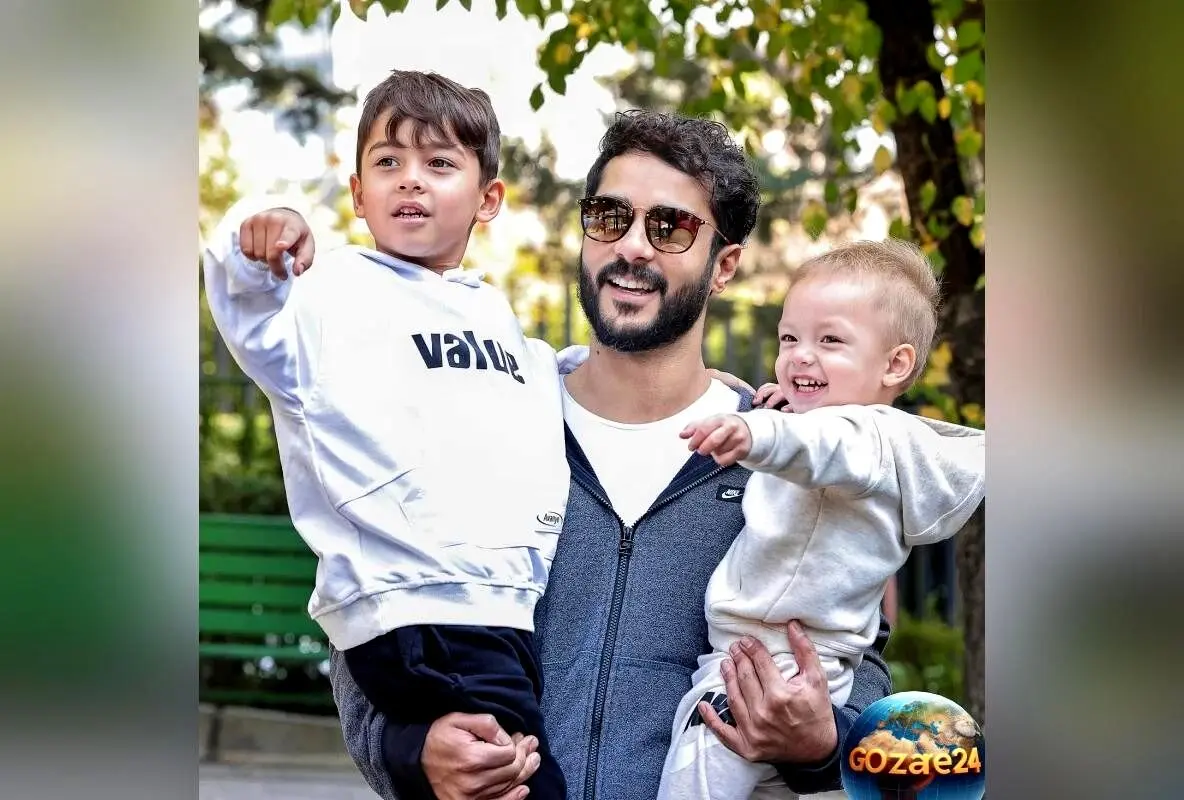 تصاویر و ویدیوهای جذاب از پسر بانمک ساعد سهیلی و گلوریا هاردی؛ ژن جذابیت و استایل خاص در کنار خانواده