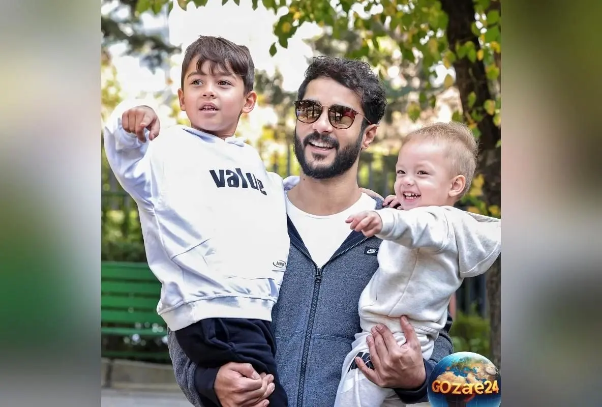 تصاویر و ویدیوهای جذاب از پسر بانمک ساعد سهیلی و گلوریا هاردی؛ ژن جذابیت و استایل خاص در کنار خانواده