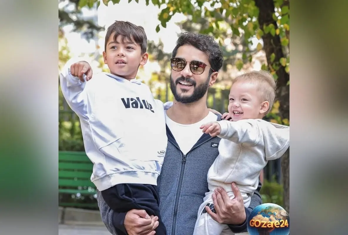 تصاویر و ویدیوهای جذاب از پسر بانمک ساعد سهیلی و گلوریا هاردی؛ ژن جذابیت و استایل خاص در کنار خانواده
