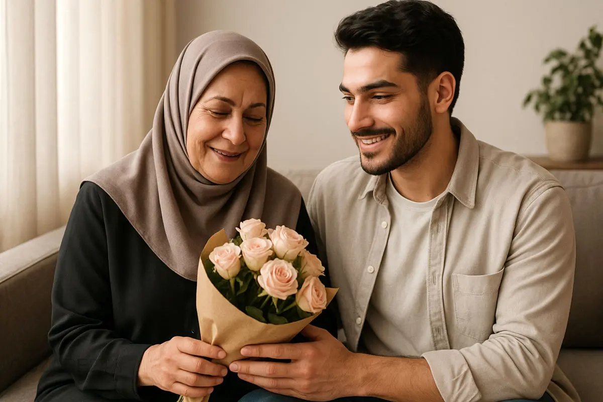 متن‌های احساسی تبریک روز زن و روز مادر به مادر عزیز از زبان فرزند