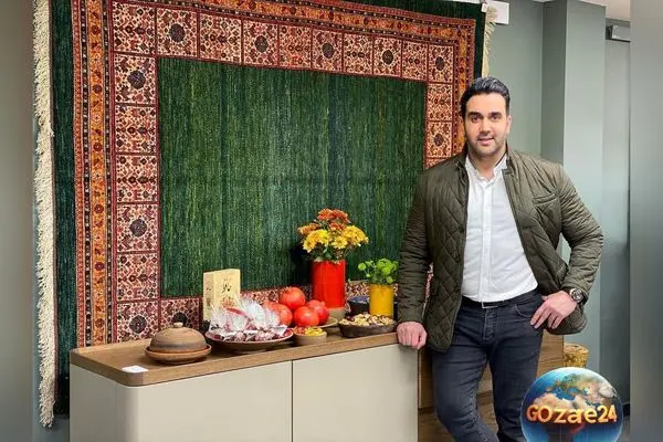 تعجب بازیگر ترک از خانه لوکس و بزرگ پوریا پورسرخ در برنامه شام ایرانی + ویدیو