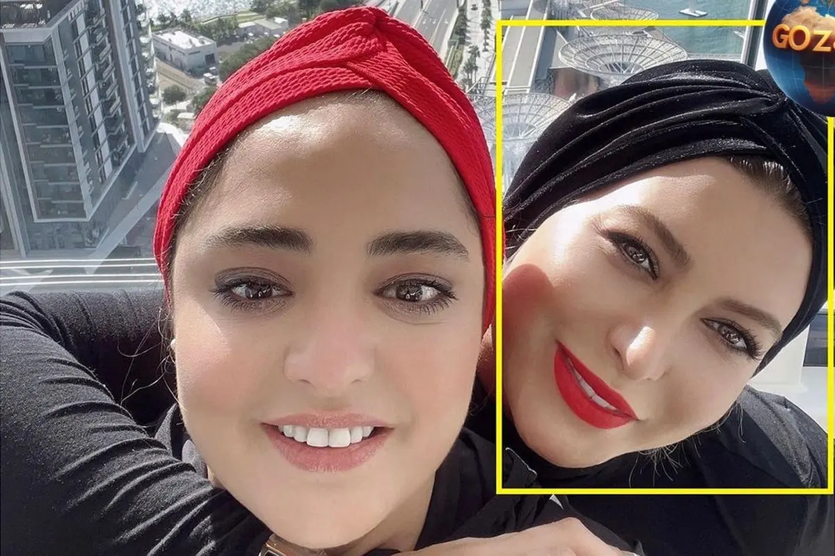 عکس دلنشین و باکلاس نرگس محمدی، فریبا نادری و خواهر پژمان جمشیدی در کنار آبشار نیاگارا در کانادا