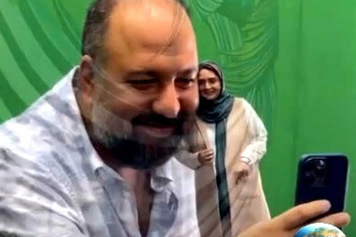علی اوجی در شوک و حیرت پس از دیدن تندیس همسرش نرگس محمدی | هنر بی‌نظیر یک مجسمه‌ساز ایرانی ویدیوی دیدنی