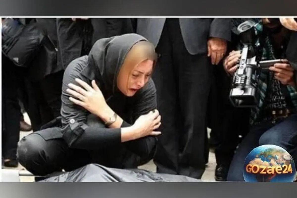 فریبا نادری در مراسم تشییع همسر اول مسعود رسام با احساساتی‌ترین لحظه‌ها + عکس