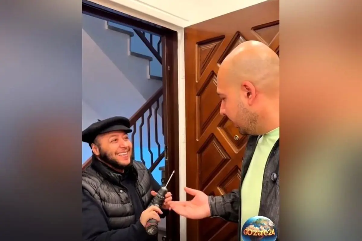 مازیار لرستانی در ویدیوی شوخ‌طبعی نشان داد که در کارهای فنی مهارتی ندارد! + فیلم