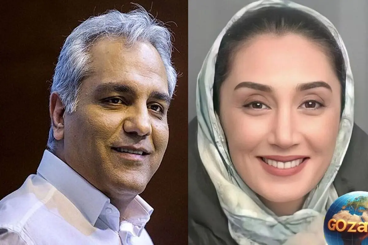 مهران مدیری و هدیه تهرانی در دورهمی خودمانی با کارگردان معروف در خانه‌ای با دکوراسیون کلاسیک و رنگ غالب چوب