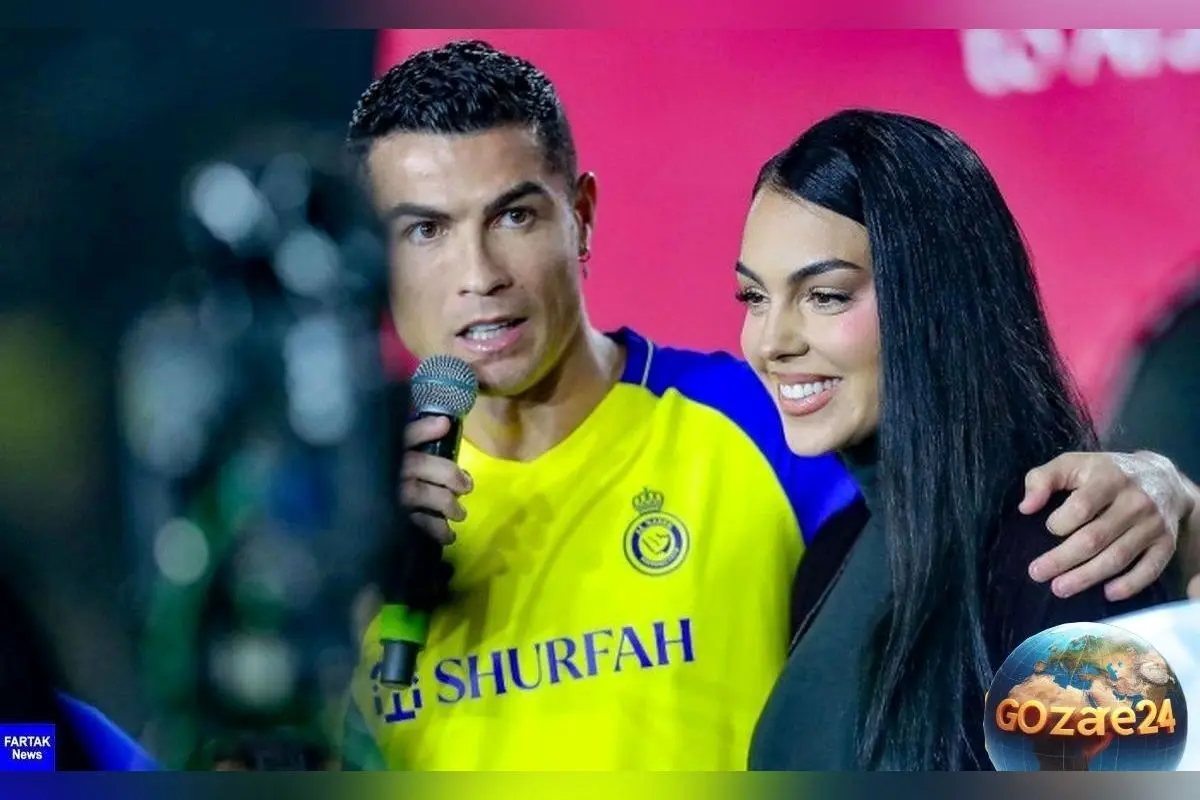 تصویر لاکچری سورپرایز تولد 29 سالگی جورجینا با کیک سه‌طبقه طراحی شده توسط اوستا قناد عربستانی، همراه با واکنش رونالدو