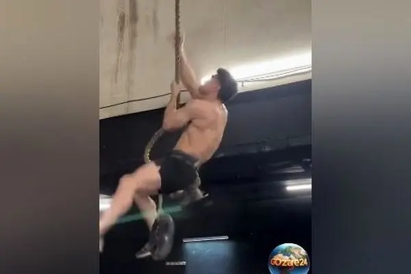 تمرینات سخت و جان‌کاه رضا علی‌پور، قهرمان سنگنوردی جهان و رکورددار سرعت ایران + فیلم