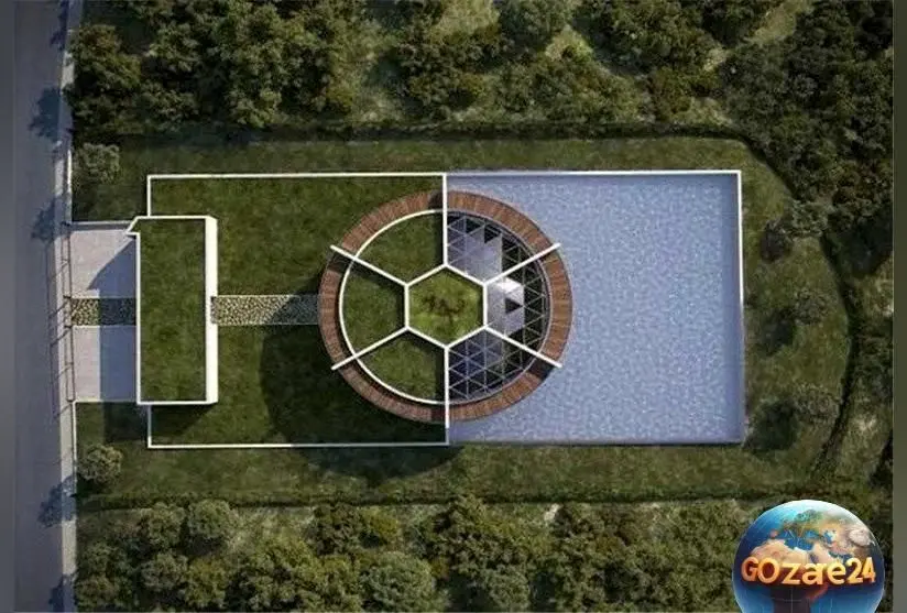 تصویر و جزئیات ویلای لوکس و شاهانه لیونل مسی در میامی؛ طراحی منحصر به فرد با نماد «M» و دکوراسیون دلباز