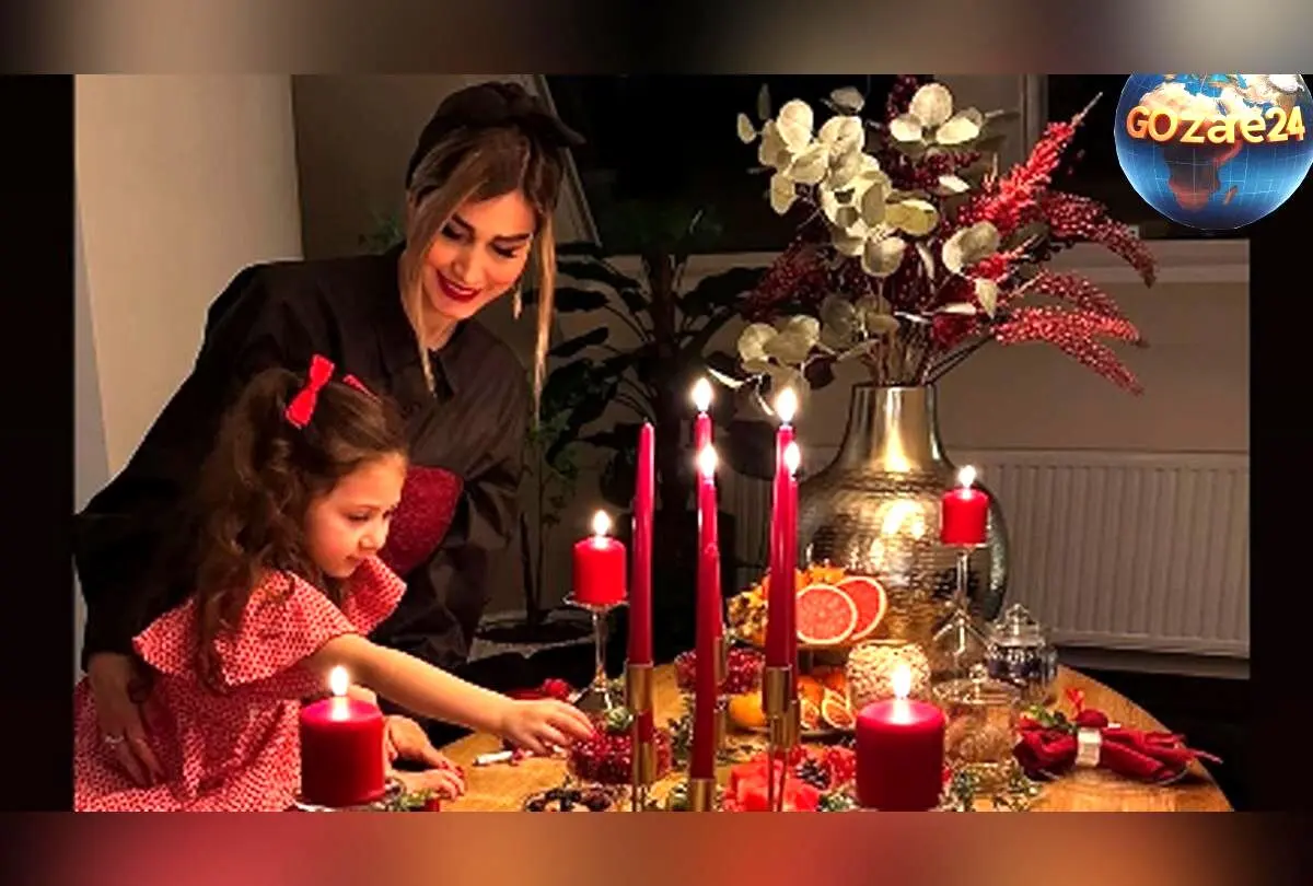 تصاویر جذاب و لوکس از چیدمان پاییزی و جشن تولد سلطنتی سپیده بزمی‌پور برای شاهرخ استخری