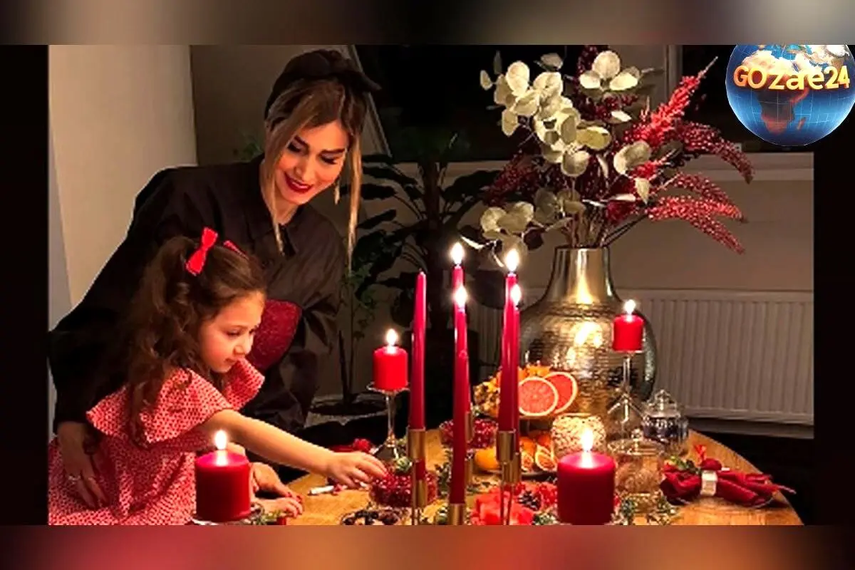 تصاویر جذاب و لوکس از چیدمان پاییزی و جشن تولد سلطنتی سپیده بزمی‌پور برای شاهرخ استخری