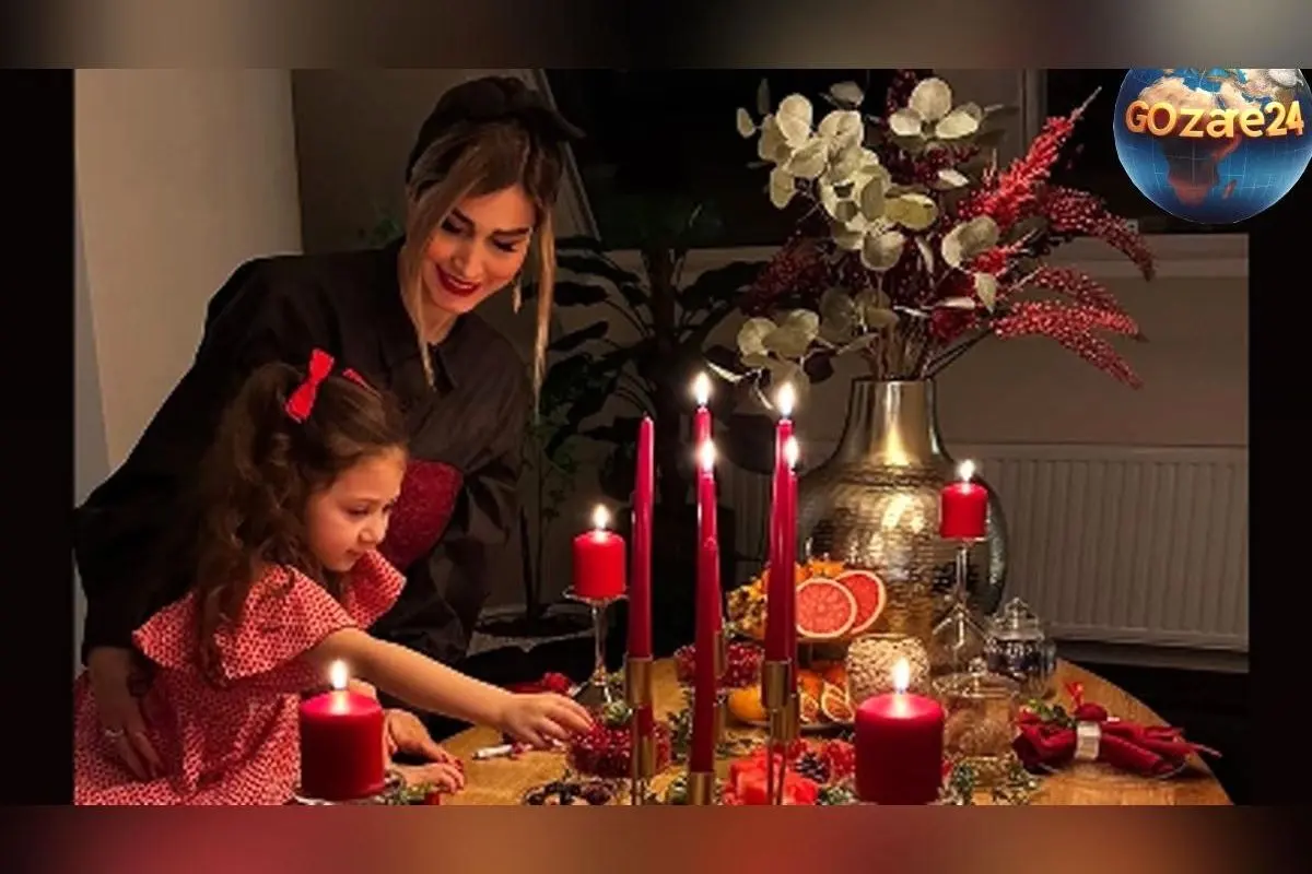 تصاویر جذاب و لوکس از چیدمان پاییزی و جشن تولد سلطنتی سپیده بزمی‌پور برای شاهرخ استخری