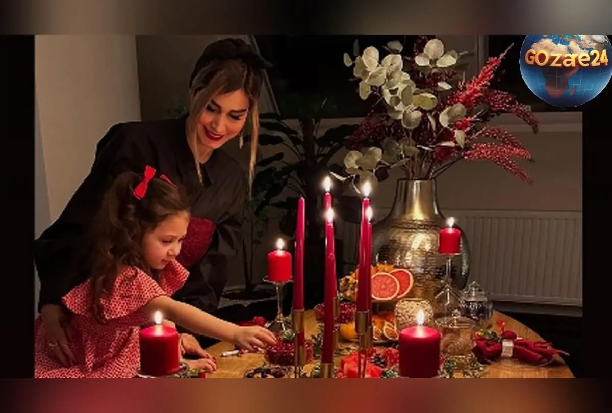 تصاویر جذاب و لوکس از چیدمان پاییزی و جشن تولد سلطنتی سپیده بزمی‌پور برای شاهرخ استخری