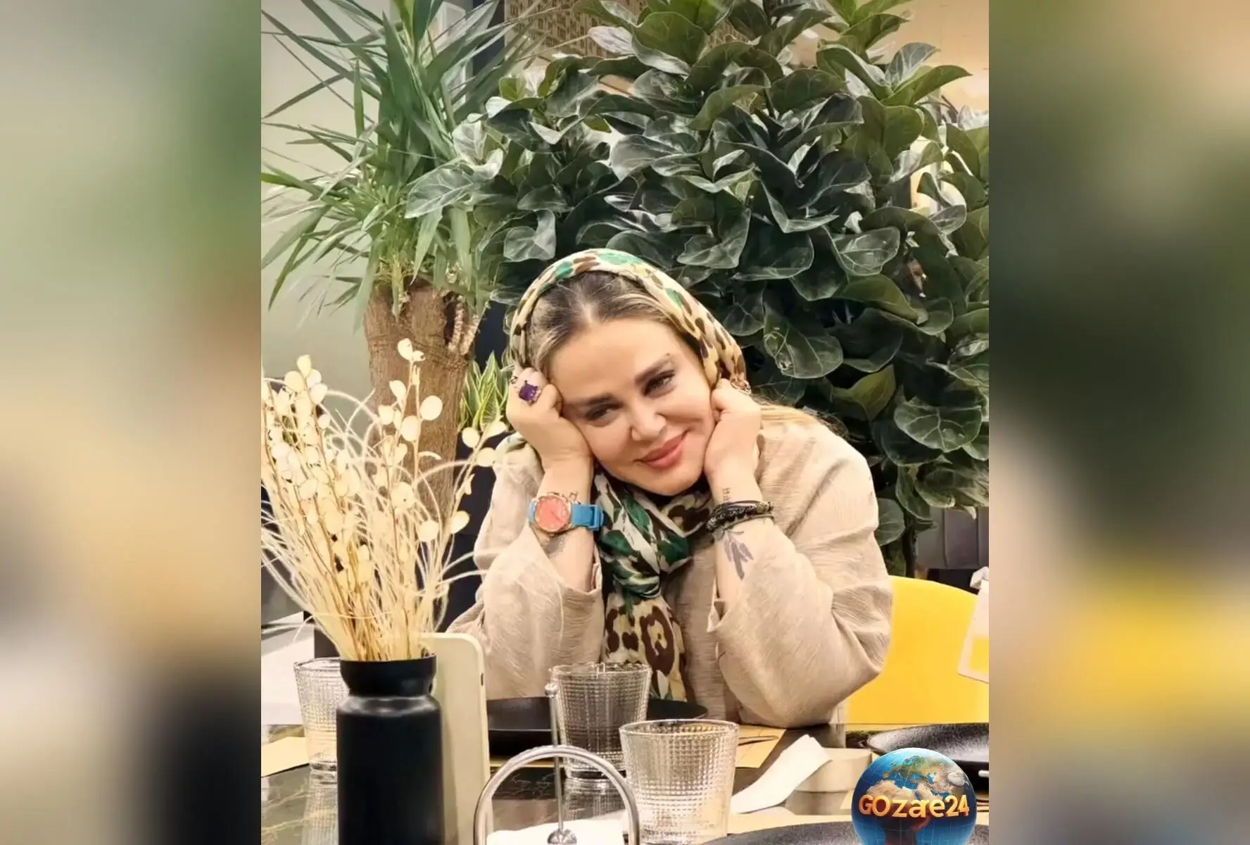 نگاهی هنری به ژست شاعرانه و اصیل بهاره رهنما در گوشه دنج خانه اش + عکس