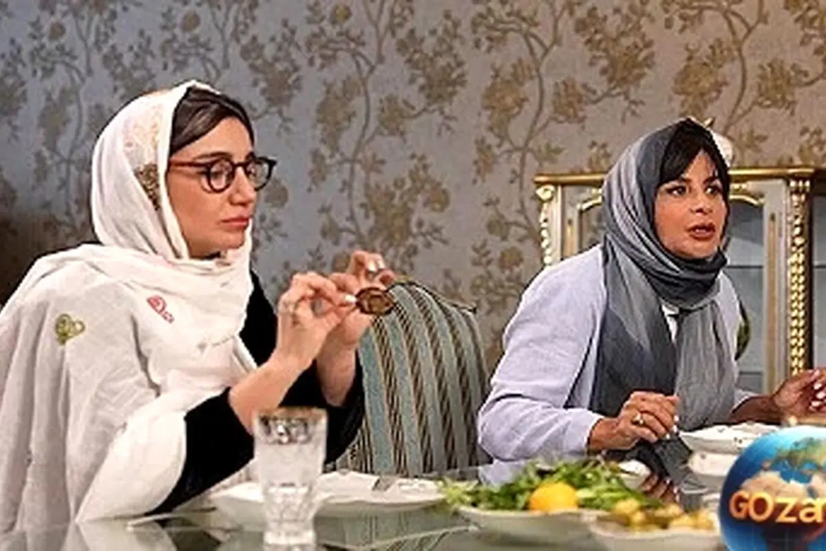 تصویر کیف لاکچری سیما تیرانداز در شام ایرانی با قیمت ۲۵۰ دلار و برند مایکل کورس