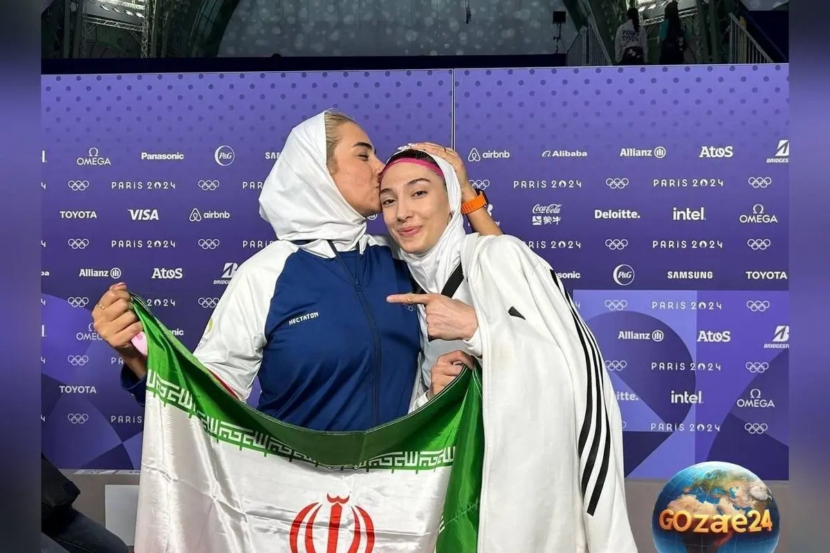 یادی از مدال برنز المپیک پاریس ۲۰۲۴؛ مبینا نعمت‌زاده، دختر ۱۹ ساله ایرانی، در کنار استاد ساعی و خانواده در تاریخ ورزش ایران