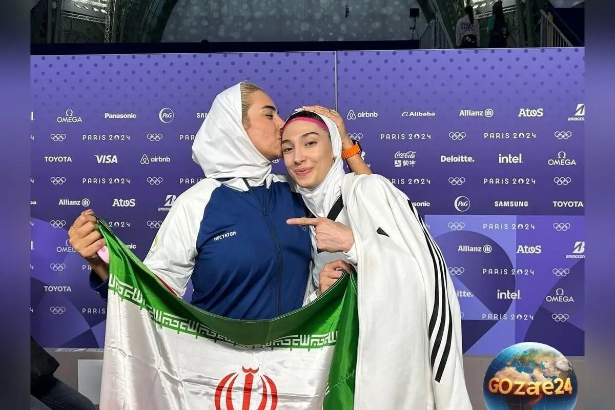 یادی از مدال برنز المپیک پاریس ۲۰۲۴؛ مبینا نعمت‌زاده، دختر ۱۹ ساله ایرانی، در کنار استاد ساعی و خانواده در تاریخ ورزش ایران
