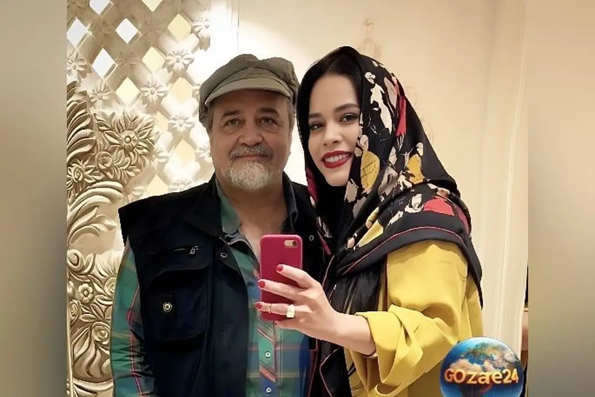 تصویر جذاب و بامزه کودکی ملیکا شریفی‌نیا در آغوش پدرش + داستان زندگی و موفقیت‌های او