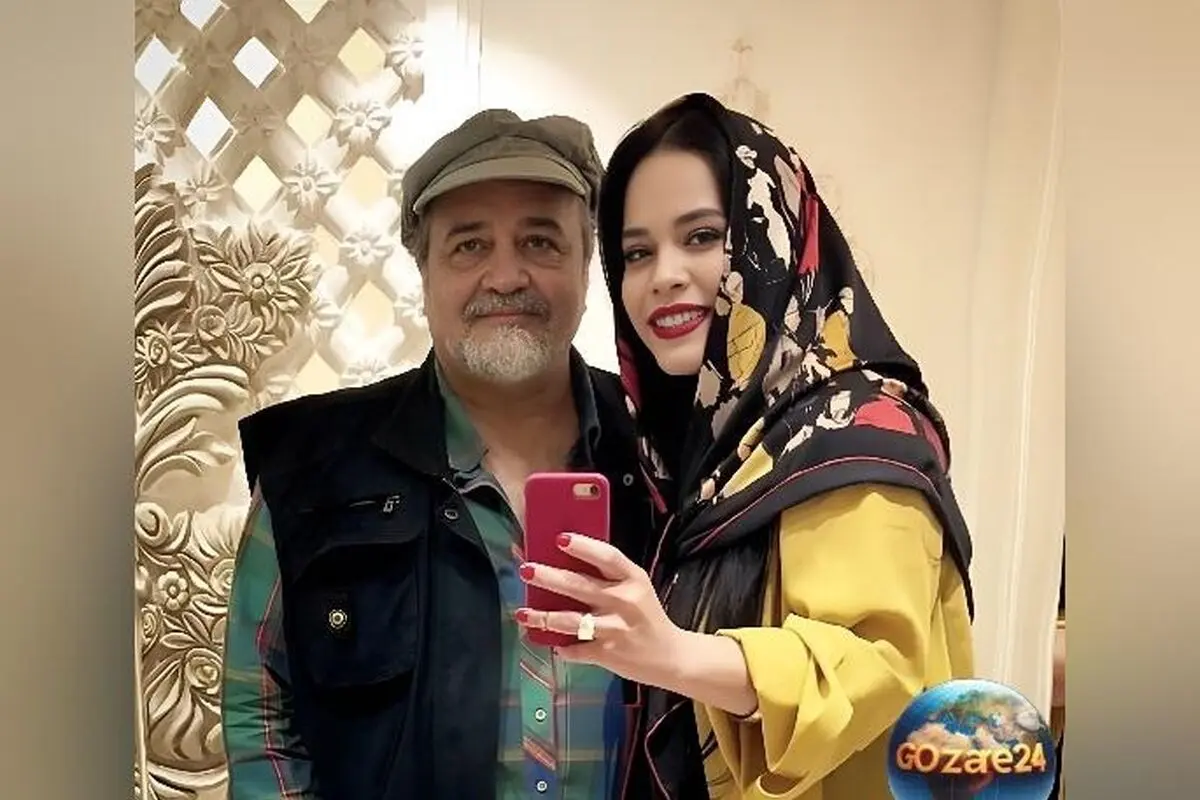 تصویر جذاب و بامزه کودکی ملیکا شریفی‌نیا در آغوش پدرش + داستان زندگی و موفقیت‌های او