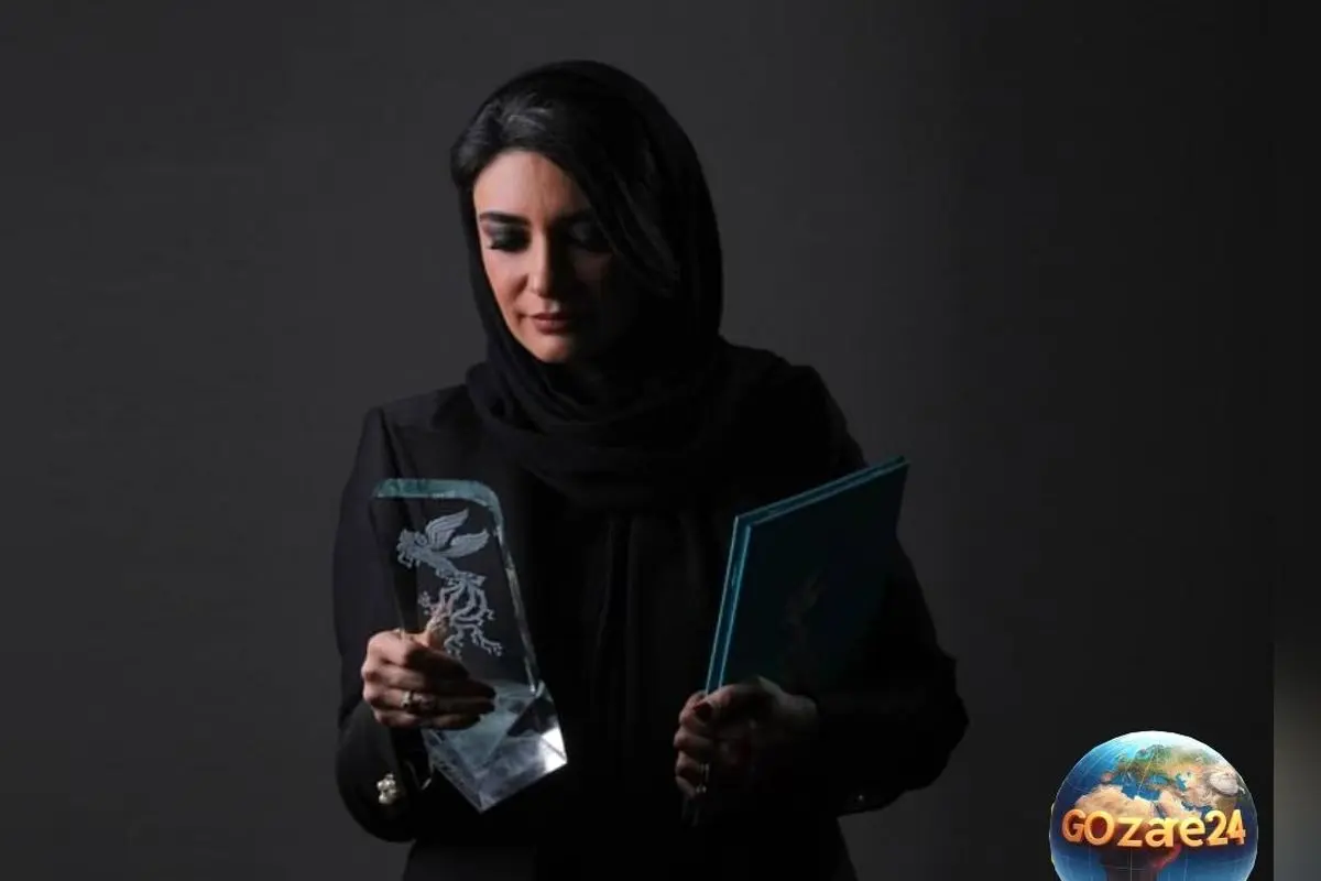 تصویر خنده دار و دیدنی لیندا کیانی در مراسم اکران با روسری گل گلی + عکس