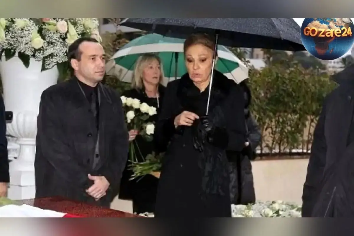 عکس نادر و تاریخی از چهره بهت زده فرح دیبا در مراسم خاکسپاری لیلا پهلوی