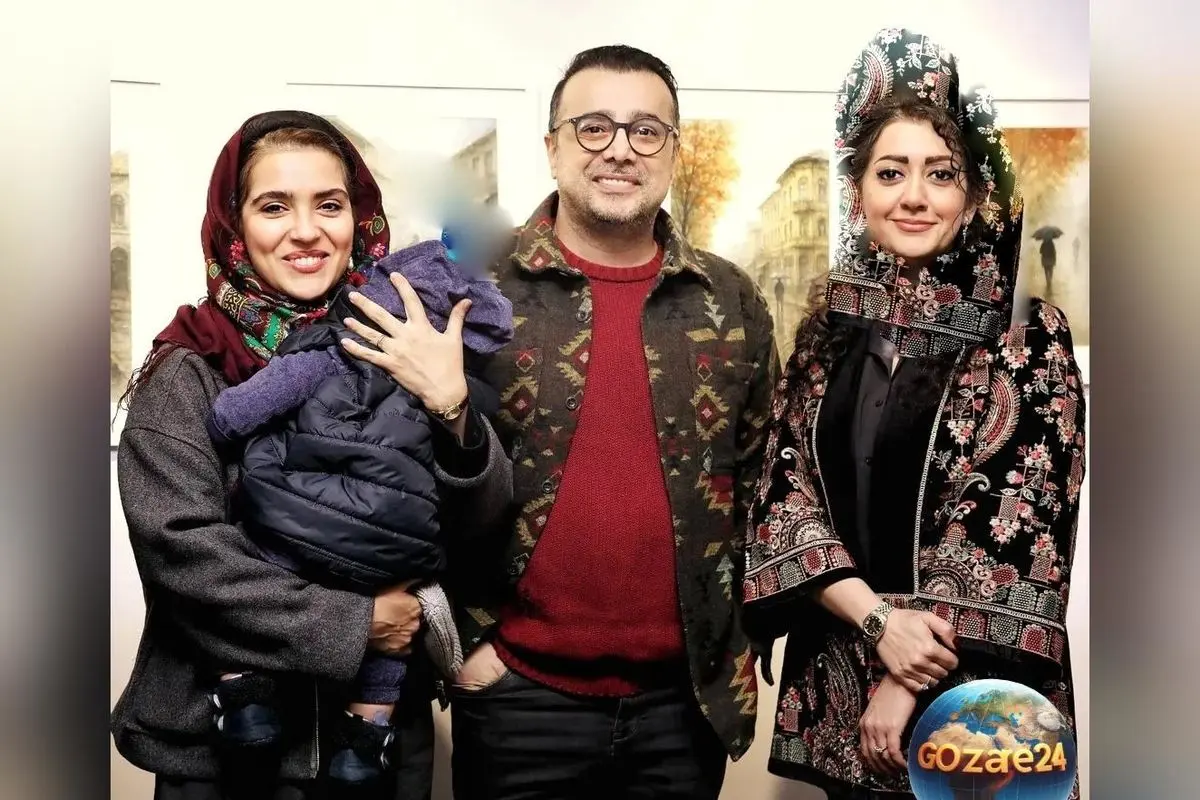 تصاویر و استایل هنرمندان مشهور در افتتاحیه نمایشگاه آرامه به بهار نوروزپور، سپند و کمند امیرسلیمانی در شبکه‌های اجتماعی