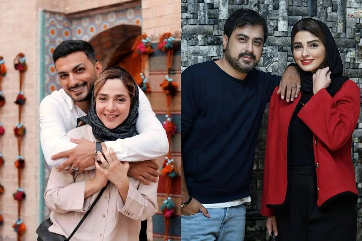 عکس‌های دیدنی از ستاره‌های سینمای ایران در کنار همسرانشان؛ لحظاتی عاشقانه و بی‌نظیر