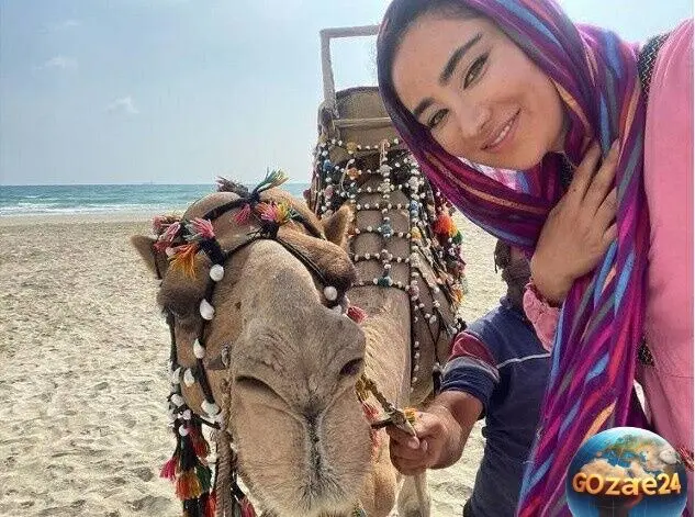 تصاویر دیدنی بازیگران زن در حال شترسواری در بیابان‌های ایران؛ لحظاتی هیجان‌انگیز و بامزه در قلب کویر