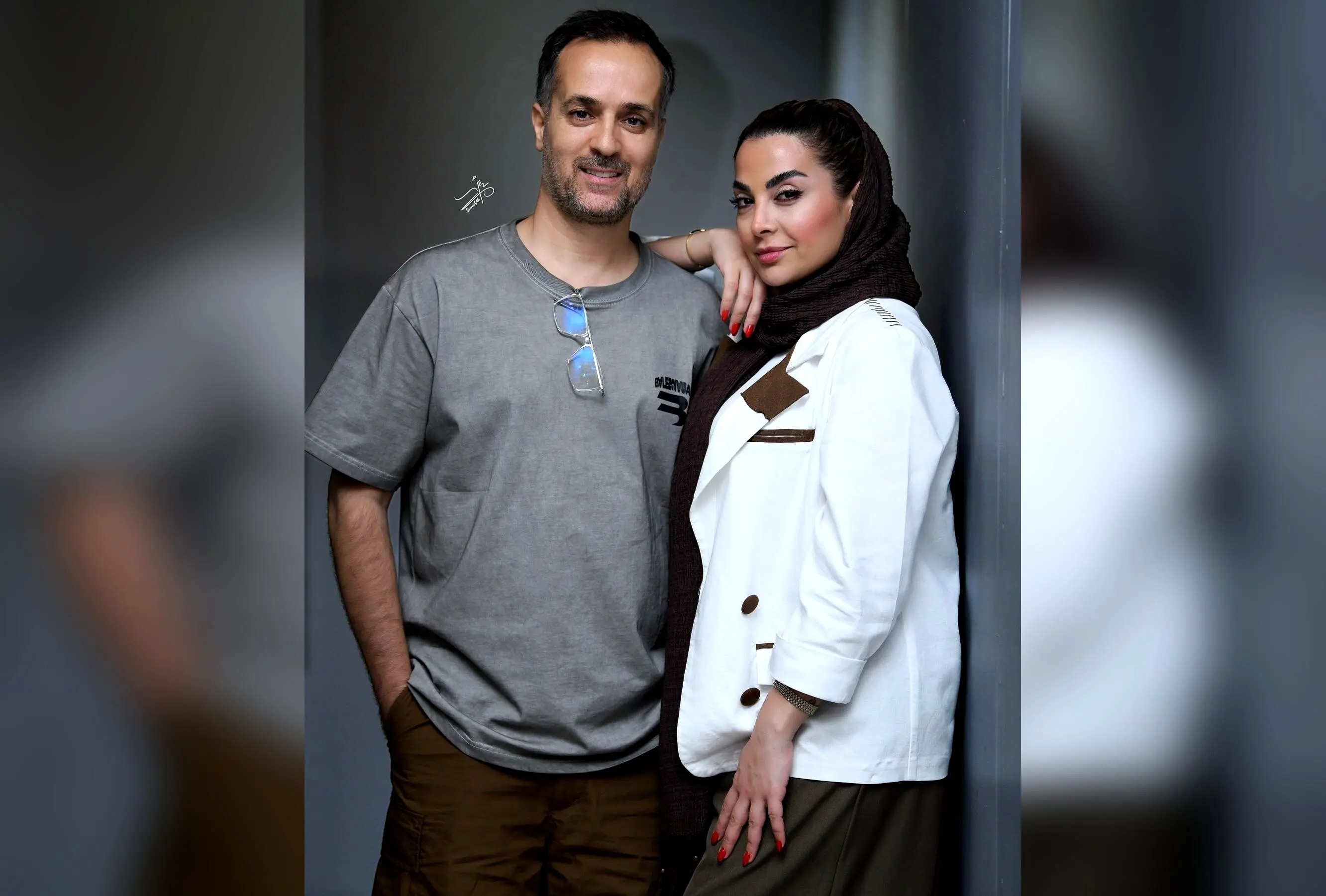 سروش منوچهری در کنار احمد مهرانفر و مونا فائزپور: دیدار جذاب و لحظاتی ویژه در دنیای هنر