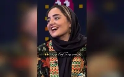 نرگس محمدی با پاسخ هوشمندانه و خنده‌دار در برنامه امیرحسین قیاسی، معمای دعوای مادر و عروس در ماشین را حل کرد!