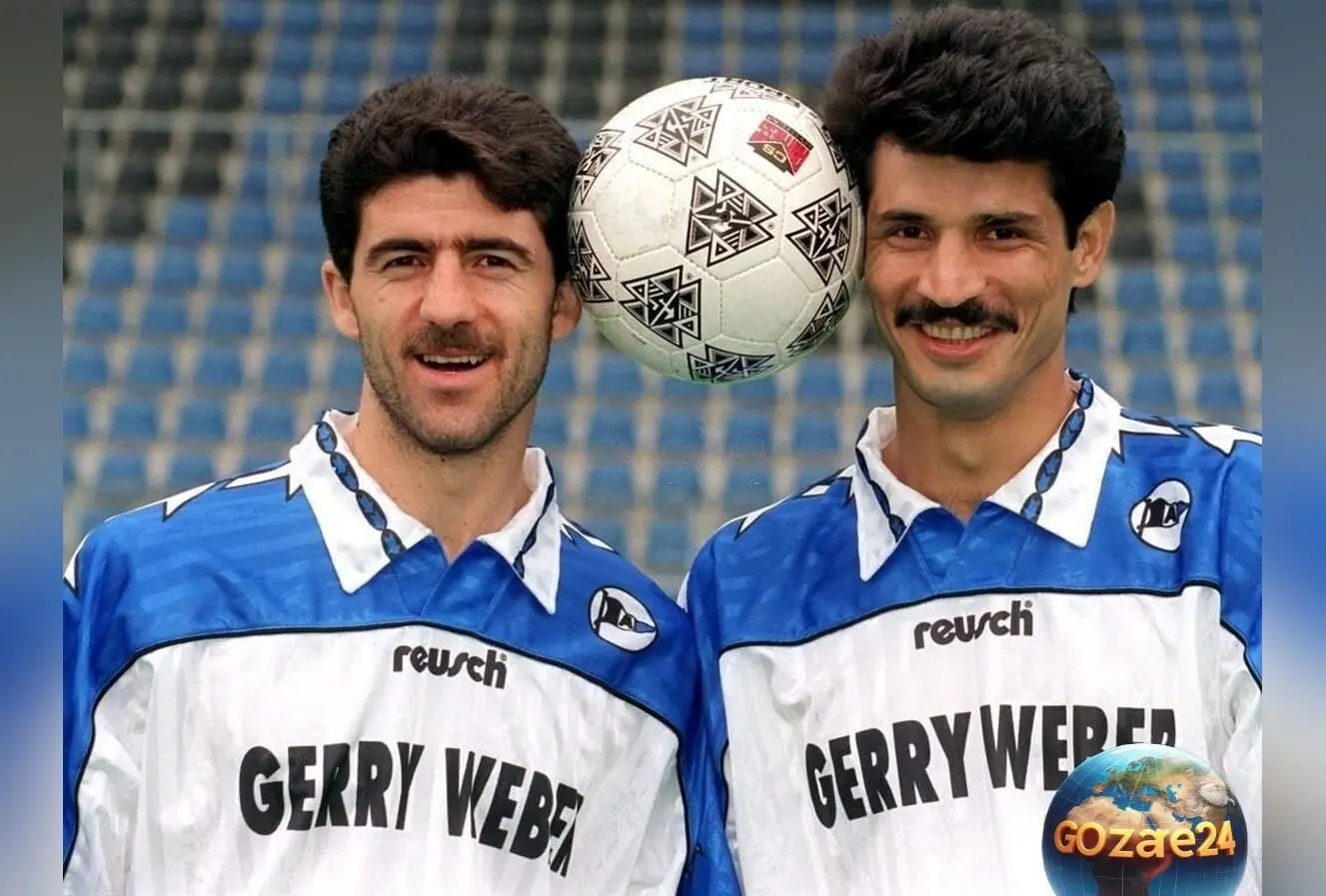 تصاویر نوستالژیک و خنده‌دار دهه ۶۰ با استایل علی دایی و کریم باقری + سبیل کابویی و شلوار پارچه‌ای