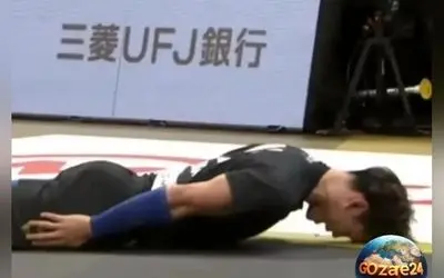 یوجی نیشیدا با حرکت دایوینگ عذرخواهی در مسابقات والیبال ژاپن، ویدیوی جنجالی و تاریخی در فضای مجازی