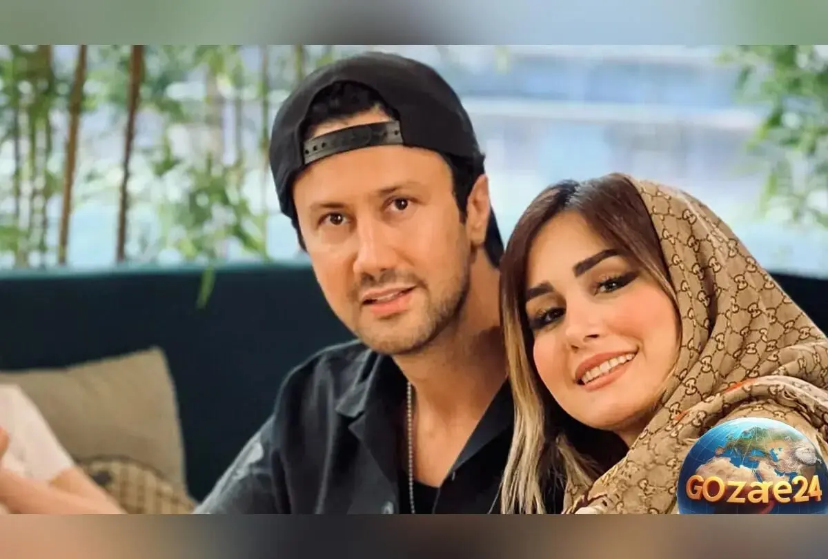 عکس عاشقانه پاییزی شاهرخ استخری و همسرش در خزان زیبای پاییز | لحظه‌های رمانتیک در فصل خزان