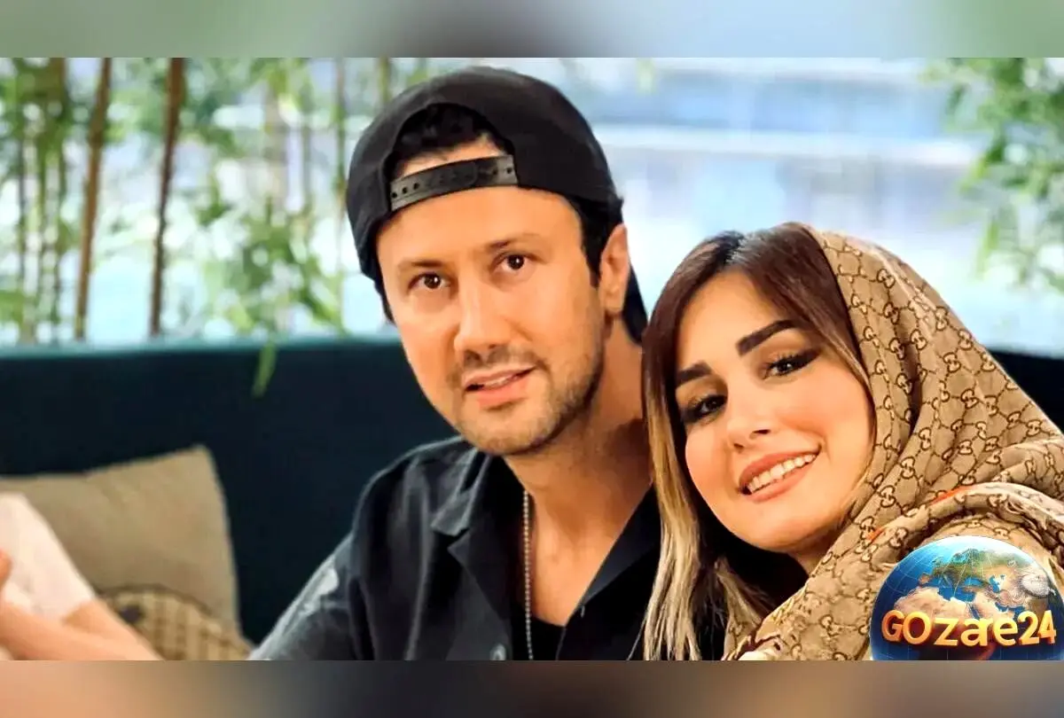 عکس عاشقانه پاییزی شاهرخ استخری و همسرش در خزان زیبای پاییز | لحظه‌های رمانتیک در فصل خزان